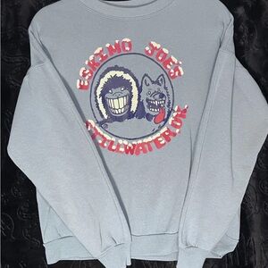 Hanes Gray Crewneck Sweatshirt with Bold Graphic
